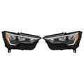 Set of 2 Hella Hybrid/Bulb Headlights for Audi Q3 (2019–2022) RS Q3 (2021)
