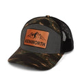 Wildness Camo Black Mesh Snapback Trucker Cap for Kenworth Trucks