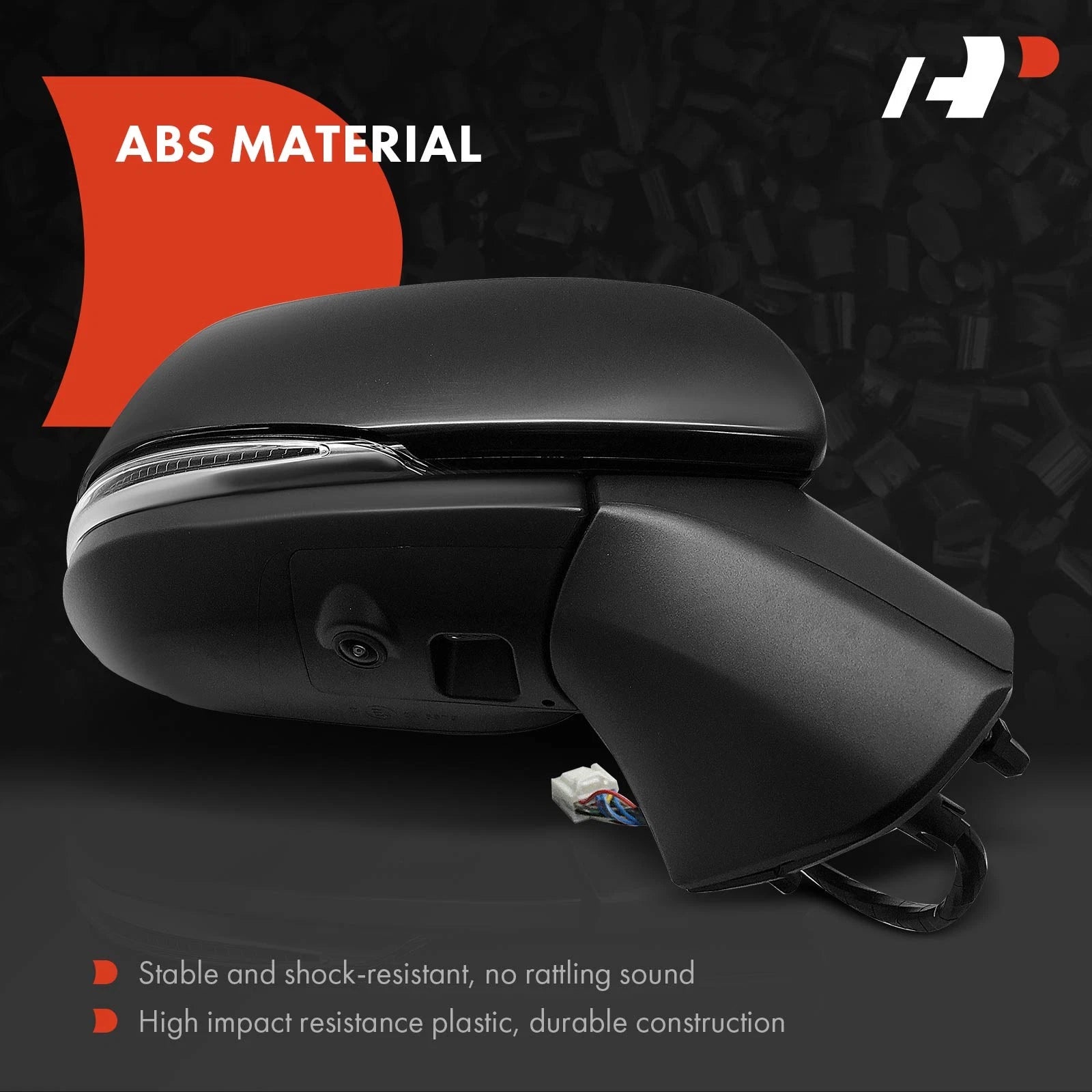Passenger Power Mirror with Manual Fold & Signal for Toyota RAV4 (2019–2021)