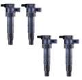 Set of 4 Delphi Ignition Coils for Hyundai Sonata Kia Optima Rondo (2006–2014)