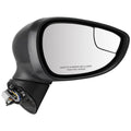 Passenger Side Mirror for Ford Fiesta (2014–2016) Power Signal Lamp Blind Spot