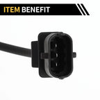 Crankshaft Position Sensor for KIA K2500 2010 (No. 391804A800) 1 Pc Black