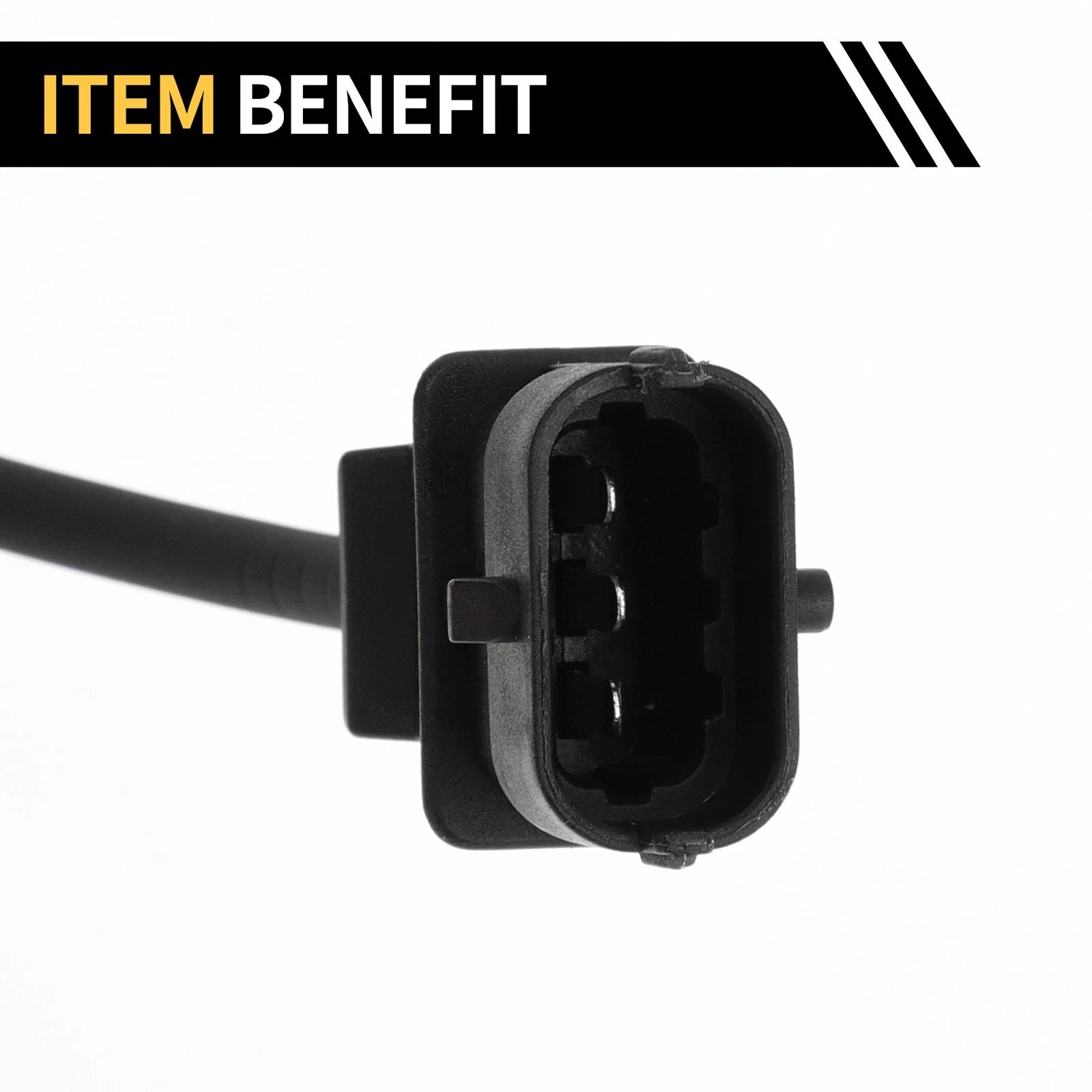 Crankshaft Position Sensor for KIA K2500 2010 (No. 391804A800) 1 Pc Black