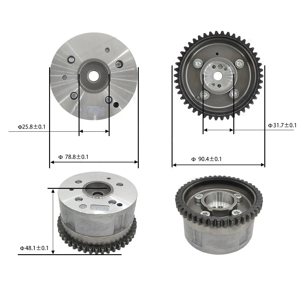 VVT Camshaft Gear for Hyundai Kia Soul Elantra Rio Accent (2010–2019)
