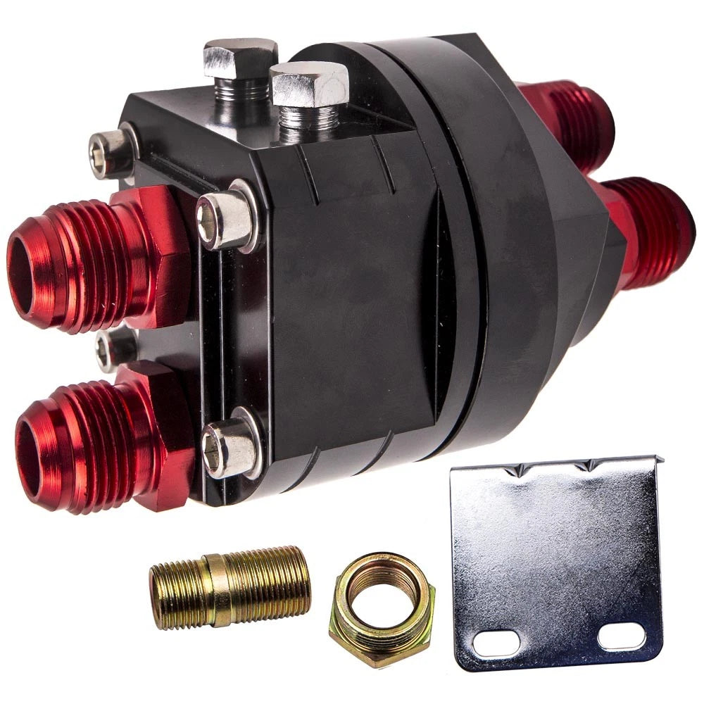 Oil Filter Relocation Male Sandwich Fitting Adapter Kits 20 x 1.5 &3/4 x 16