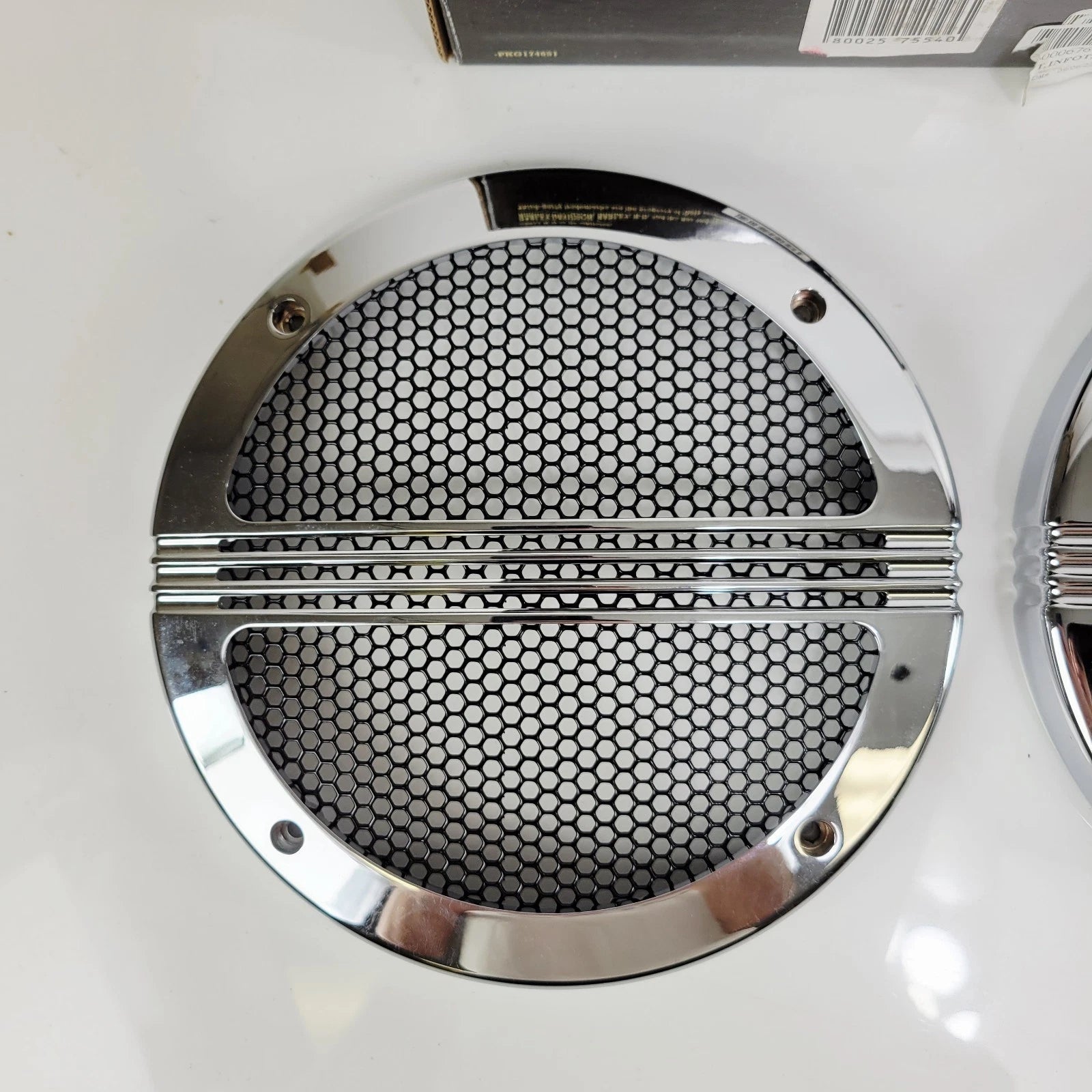 Chrome Defiance T-Pak Speaker Trim for Harley-Davidson Electra Glide (2014–2023)