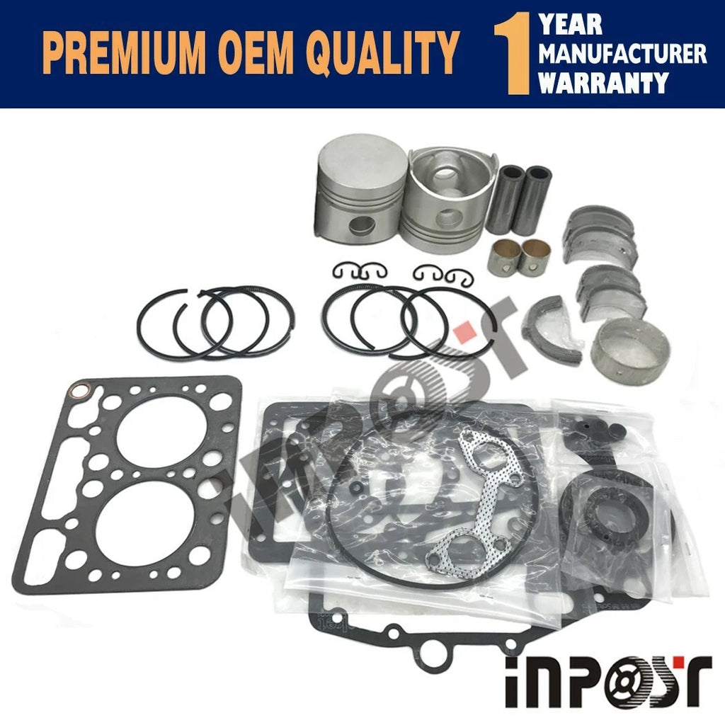 Overhaul Rebuild Kit ZB500 Z500 for Kubota B5000 B5001 B5100