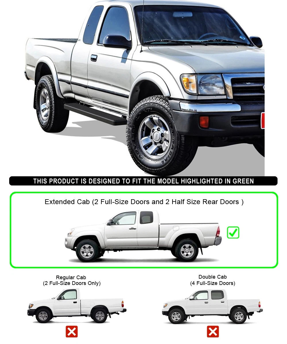 iBoard Running Boards for Toyota Tacoma Xtra Cab (1995-2004)