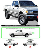 iBoard Running Boards for Toyota Tacoma Xtra Cab (1995-2004)