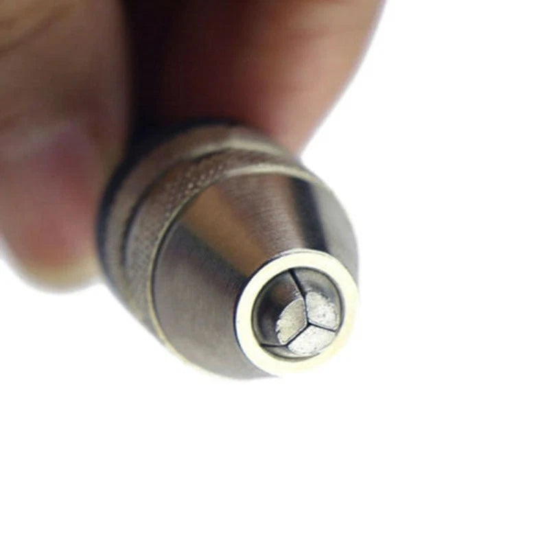 1PC Metal Keyless Drill Chuck 0.3-3.6mm for Power Tools (Fits 1/4 Inch Hex)