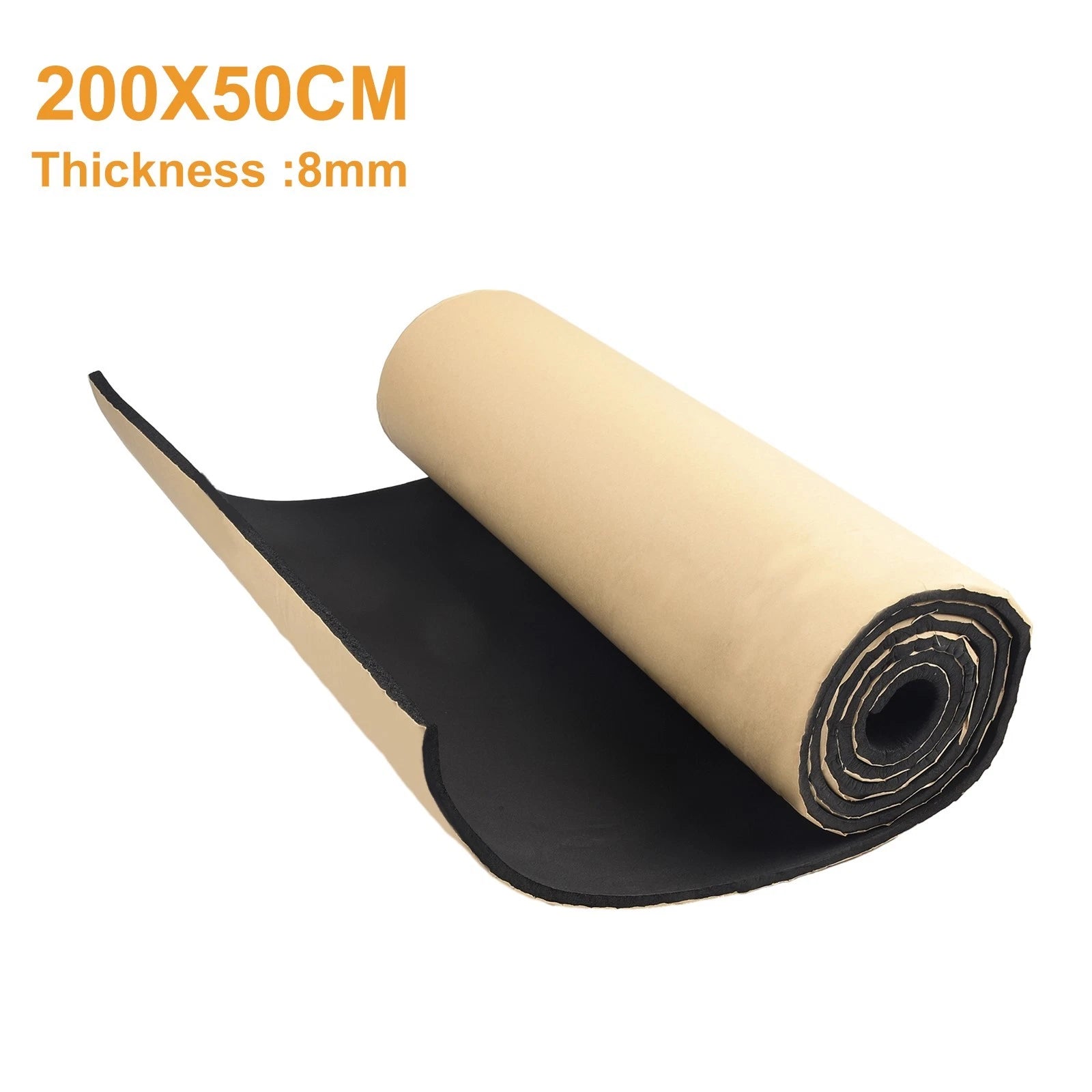 Car Noise Proof Bonnet Insulation Foam for Universal Vehicles (200x50cm)