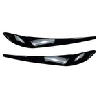 Front Headlight Eyebrow Eyelid Covers for BMW X3 F25, X4 F26 (2014-2017)