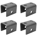 Set of 4 Steel Weld-On Hangers for Single Axle Trailer (1-3/4" Leaf Spring)