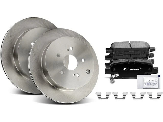 Rear Brake Pad and Rotor Kit for Suzuki Grand Vitara (2009–2013) XP428RZ