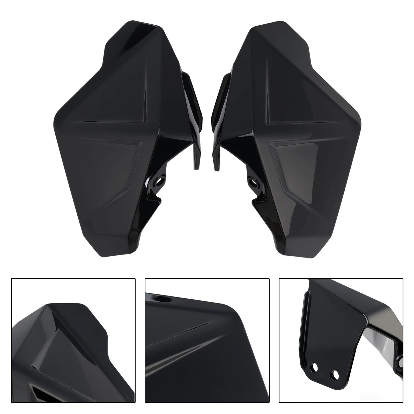 Windshield Plate Side Panels for BMW R1300GS ADV (2025–2026) Black