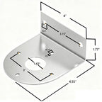 L Shape Mounting Bracket for Vehicle LED Lights (304 Stainless Steel)
