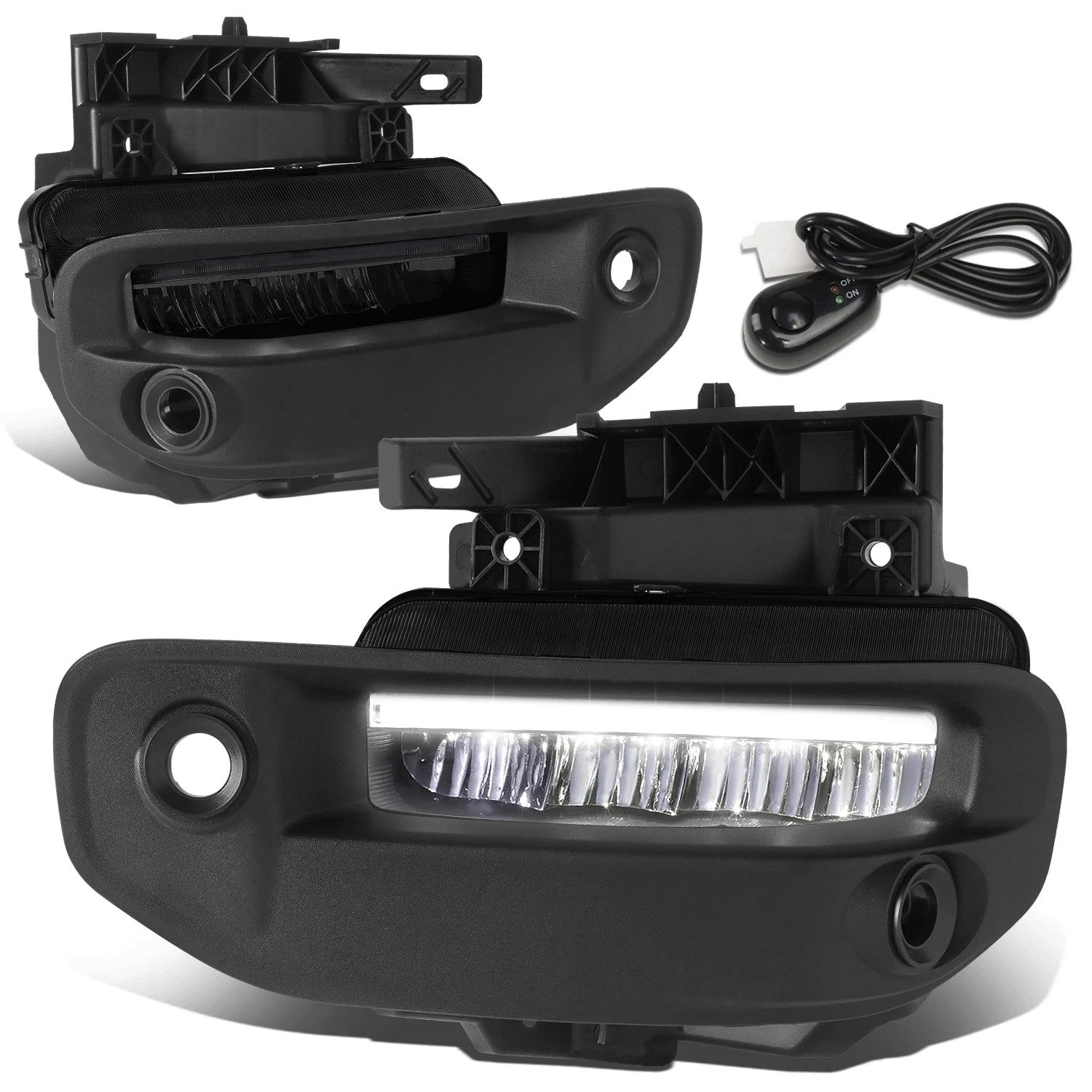 LED Fog Lights with Bezel Cover & Switch for Ram 1500 (2019–2021)