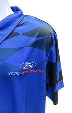 Dry Wicking Polo Shirt Checkered Flag for Ford Performance (2015–2025)