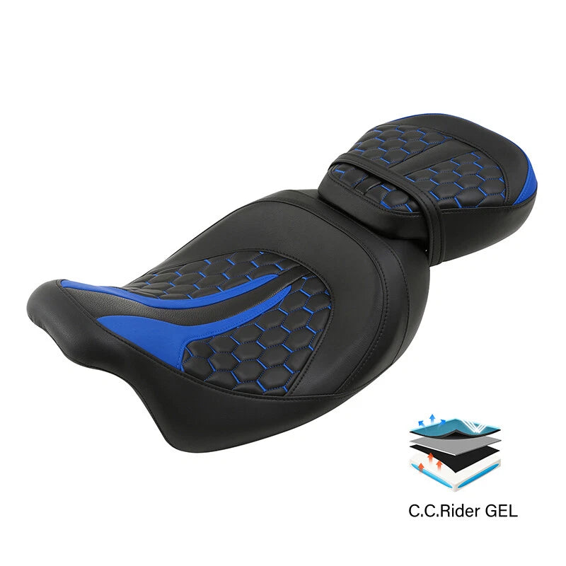 Gel Seat for Harley CVO Street Electra Glide (2009–2023) Black