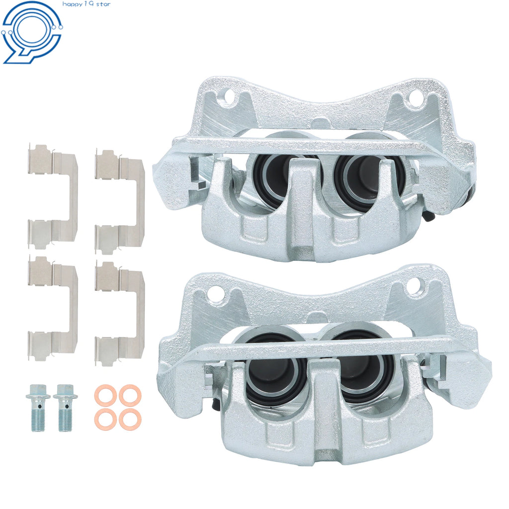 2X Front Side Brake Caliper with Bracket for Acura TL TLX Honda Ridgeline (2015–2020)