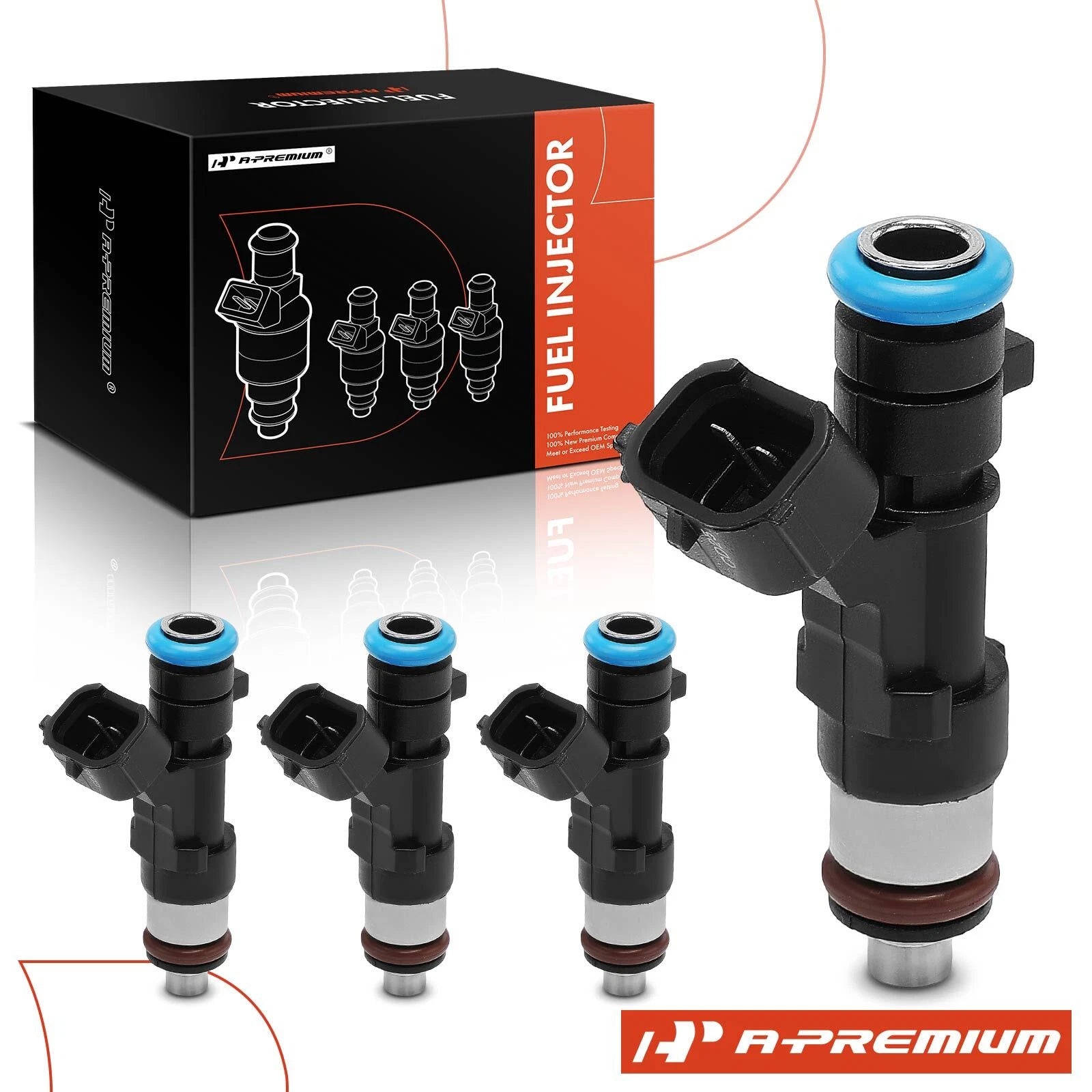 Set of 4 Fuel Injectors for Nissan Sentra (2013–2019)