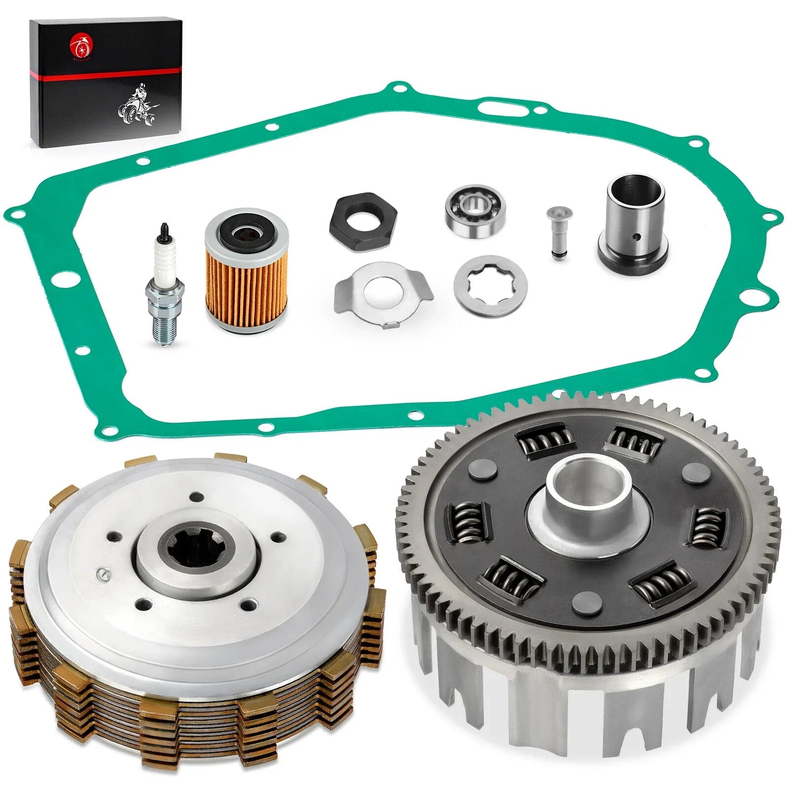 Clutch kit with Gasket for Yamaha Warrior 350 YFM350 (1987–2004)