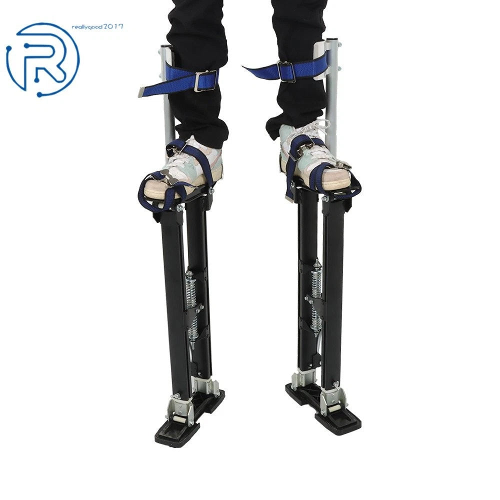 24" Black Drywall Stilts for Sheetrock Painting (1120)