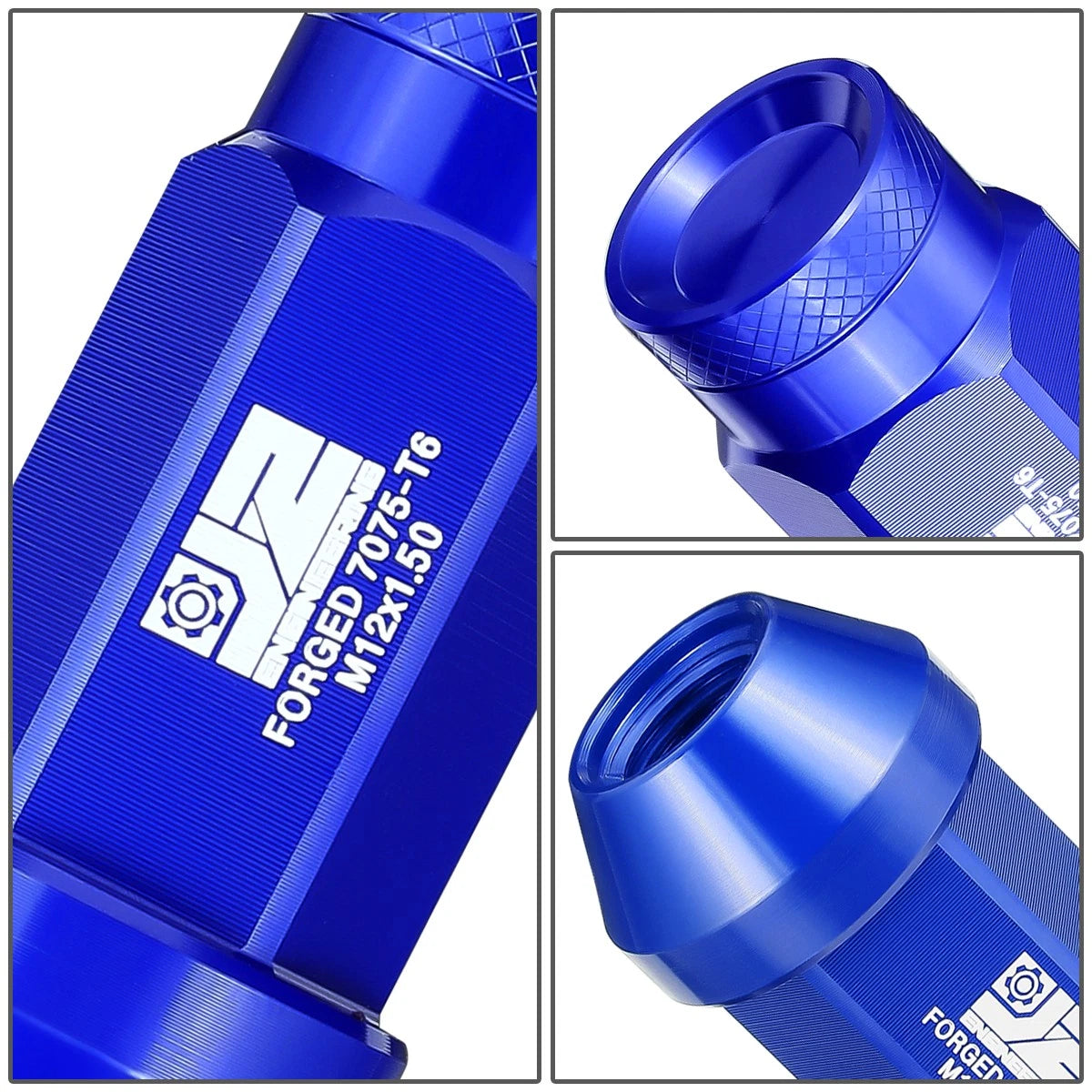 Set of 20 Closed End Lug Nuts M12 X1.5 24mm OD for J2 Engineering