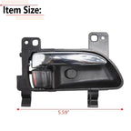 Black Inside Right Door Handle with Chrome Lever for Subaru Toyota