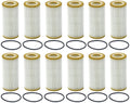Set of 12 Wix WL10396 Engine Oil Filter Kit for (Metal Free)