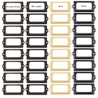 Set of 12 Zinc Alloy Drawer Cabinet Label Pull Handles