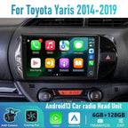 Wireless CarPlay Android Auto Head Unit for Toyota Yaris (2014-2019)