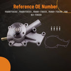 Water Pump 19883-73030 15881-73030 for Kubota D722 D902 D662 (–)