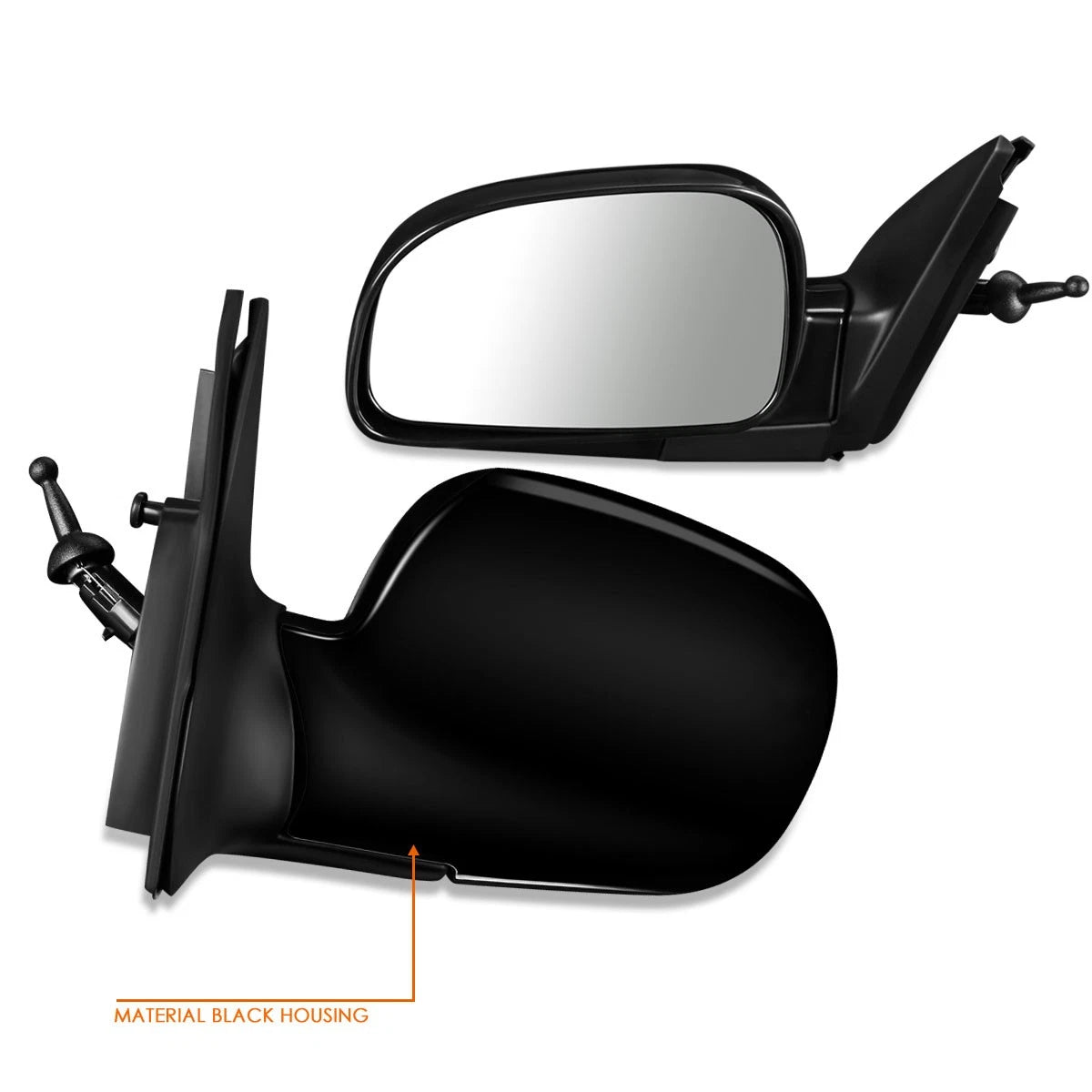 Manual Adjust Side Rear View Mirror Left for Hyundai Santa Fe (2001–2006)