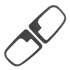 Interior Door Handle Cover Trim for BMW 3 Series E36 (1991–1999) Suede Black