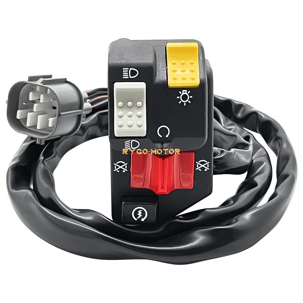 Handlebar Switch Start Stop Kill Headlight for Honda Foreman 500 TRX500 (2005–2006)