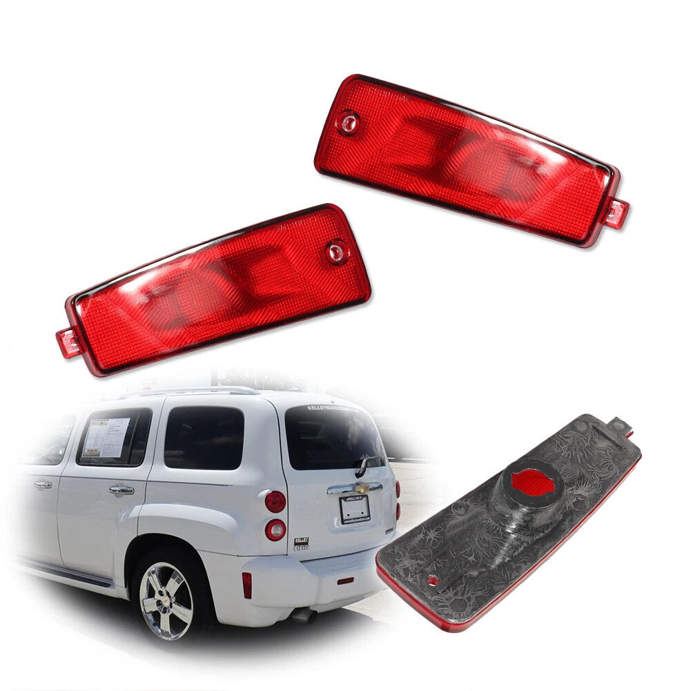 Blood Red Lens Rear Fender Side Marker Light Housing Kit for Chevrolet HHR