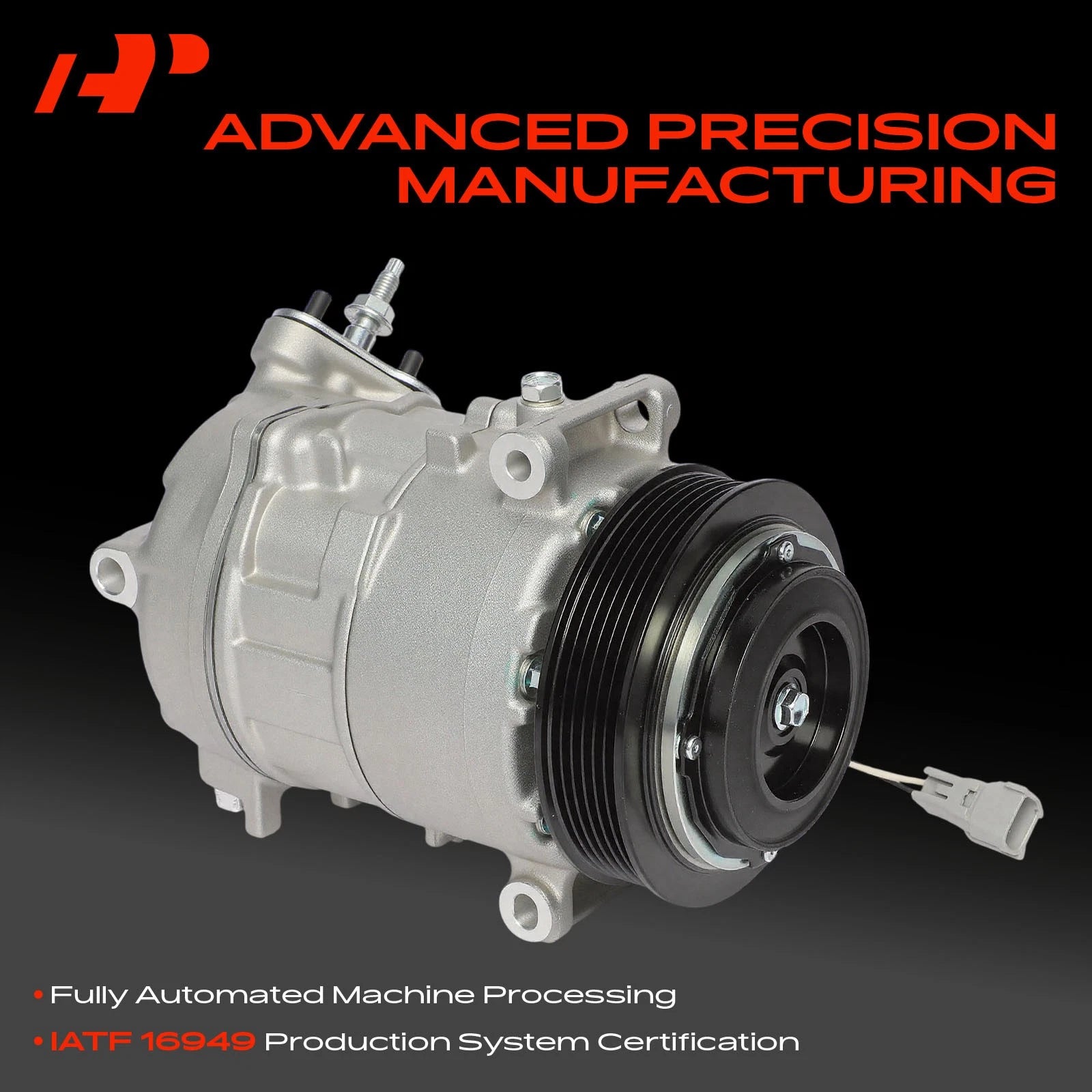 A/C Compressor with Clutch for Jeep Cherokee (2014-2017, 2019-2020)