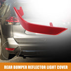 Rear Left Bumper Reflector Light Cover for Nissan Rogue (2014–2020) 26565-6FV0A Red