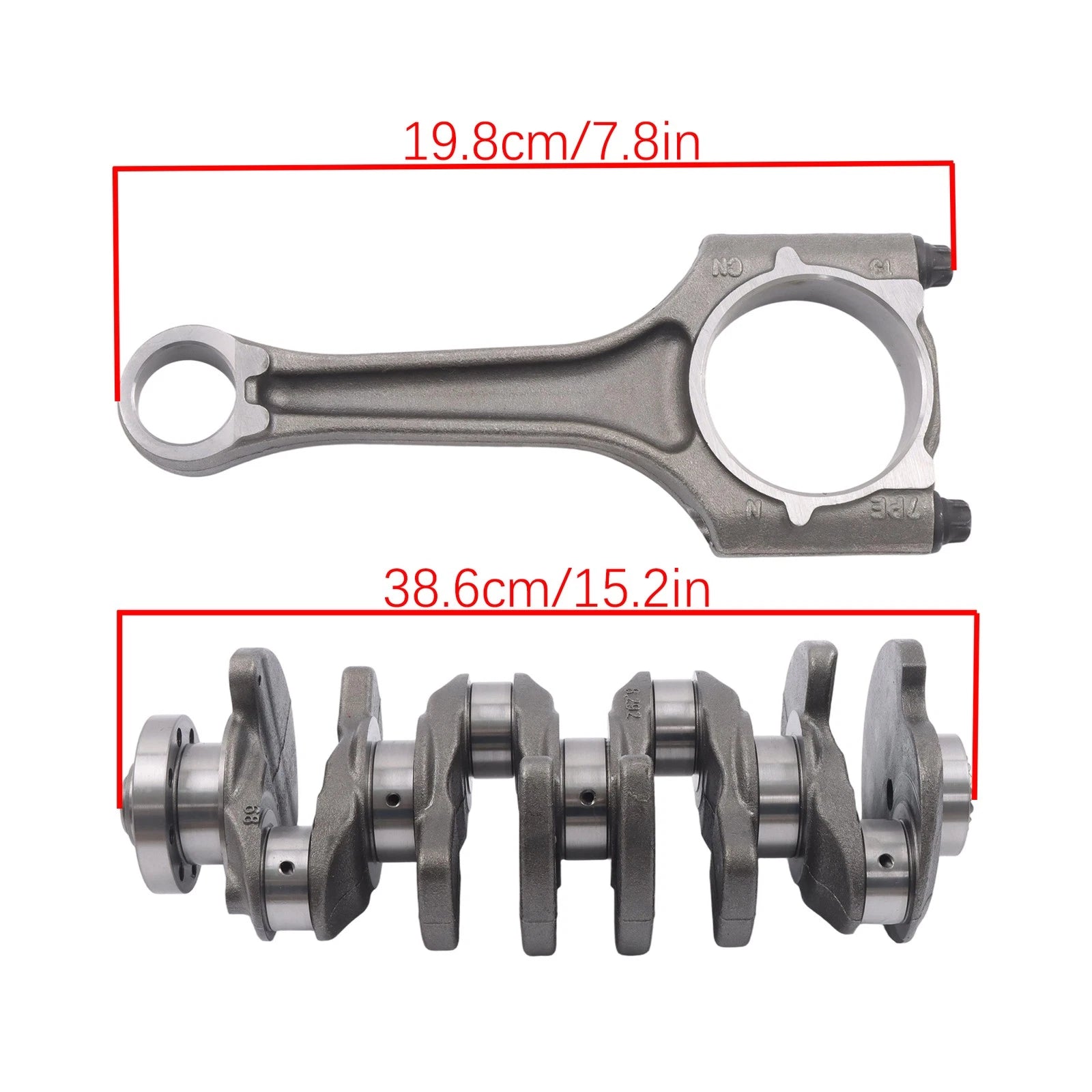 Engine Crankshaft & Bearing & Connecting Rod for VW Golf Jetta Passat (2006–2010) 06H198401A