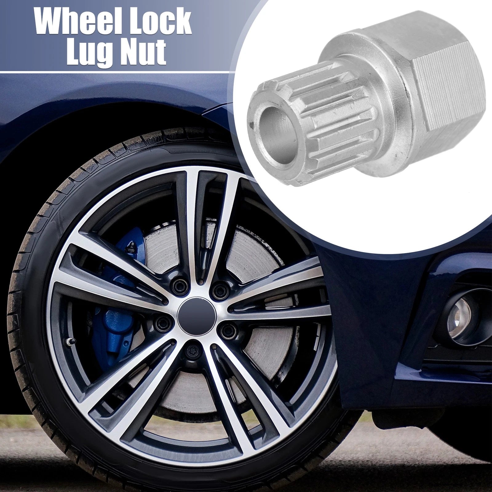 60/15PT Anti Theft Wheel Lock Key for VW Audi 