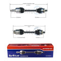 Set of 2 Front CV Axle Shafts for Mazda 3 (2004–2009)