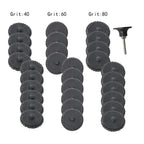 Set of 30 Sanding Discs for Mixed Applications (2 Inch, 40/60/80 Grit)
