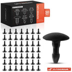50x Nylon Reveal Moulding Pin Retainer Clip for Acura Honda