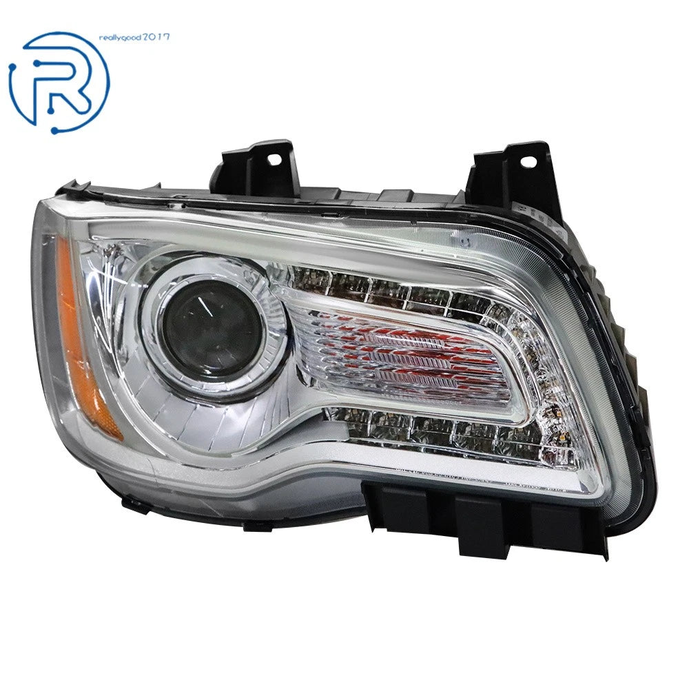 Right Side Halogen Clear Headlight Assembly for Chrysler 300 (2011-2014)