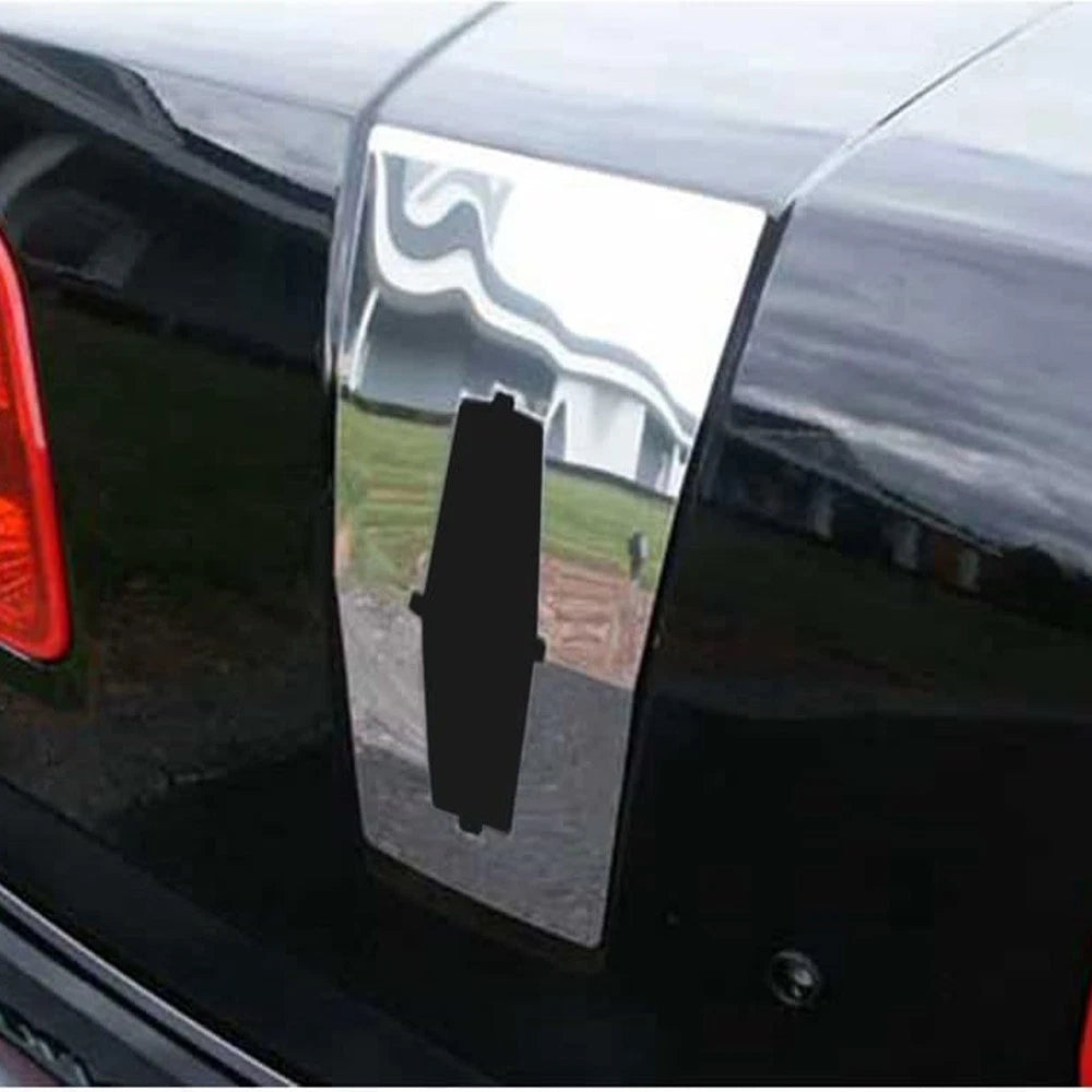 Luxury FX Chrome Upper Trunk Trim Around Logo for Lincoln MKZ (2007–2009)