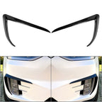 Carbon Fiber Front Fog Light Eyebrow Covers for Tesla Model X (2015-2020)