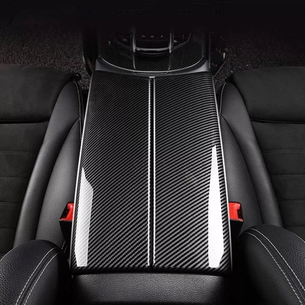 Center Armrest Box Trim for Mercedes C-Class W205, GLC X253 (2015–2020)