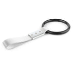 Round Tsurikawa Ring Handle Strap Charm for Subway Train Bus - Black