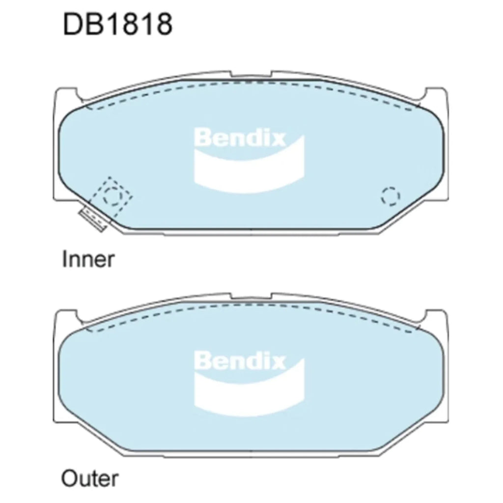 GCT Front Disc Brake Pads Set for Suzuki Swift (2005 - 2011)